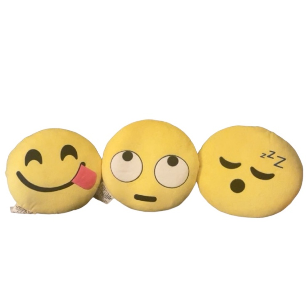 3 Emoji Pillows Bundle